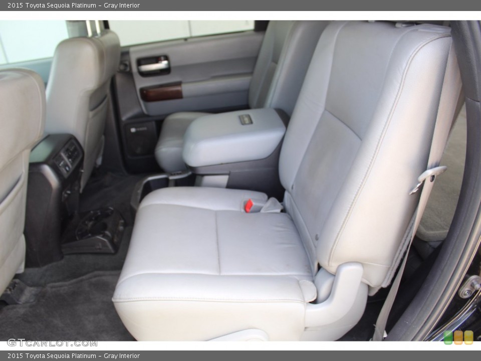 Gray Interior Rear Seat for the 2015 Toyota Sequoia Platinum #139512133