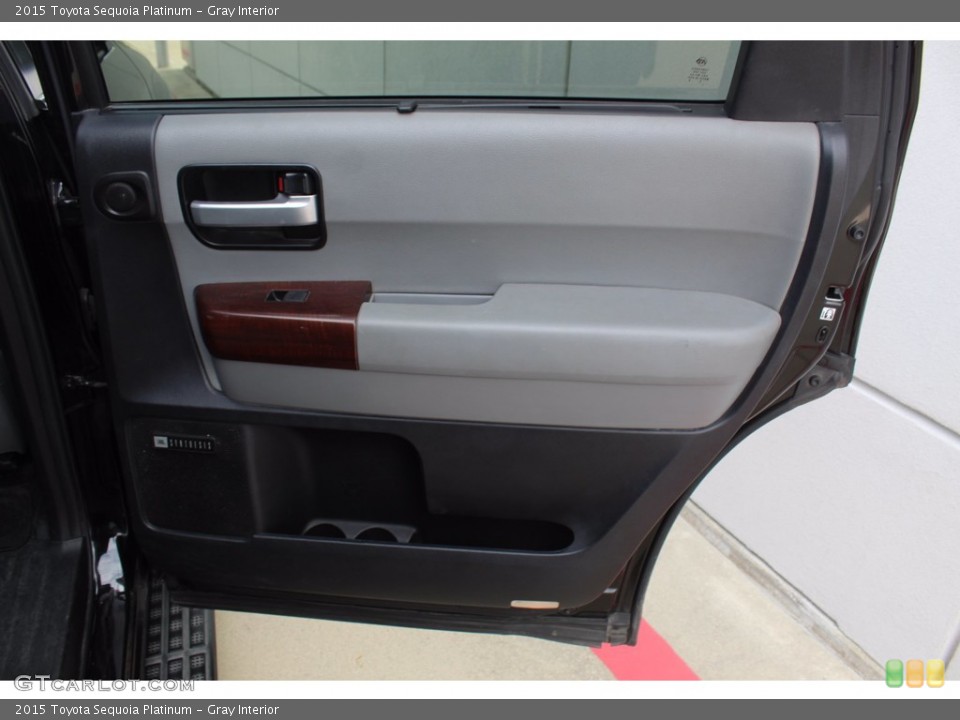 Gray Interior Door Panel for the 2015 Toyota Sequoia Platinum #139512229