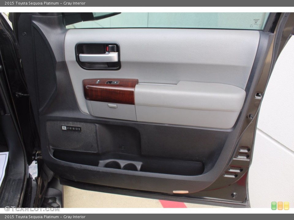 Gray Interior Door Panel for the 2015 Toyota Sequoia Platinum #139512283