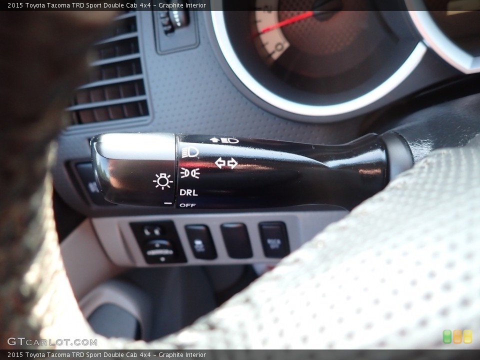 Graphite Interior Controls for the 2015 Toyota Tacoma TRD Sport Double Cab 4x4 #139514212