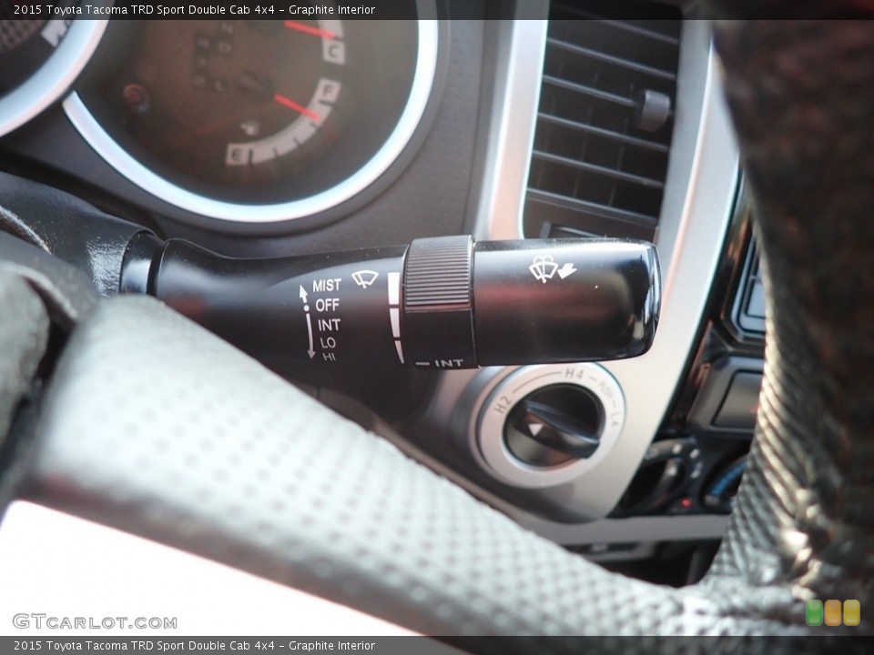 Graphite Interior Controls for the 2015 Toyota Tacoma TRD Sport Double Cab 4x4 #139514296