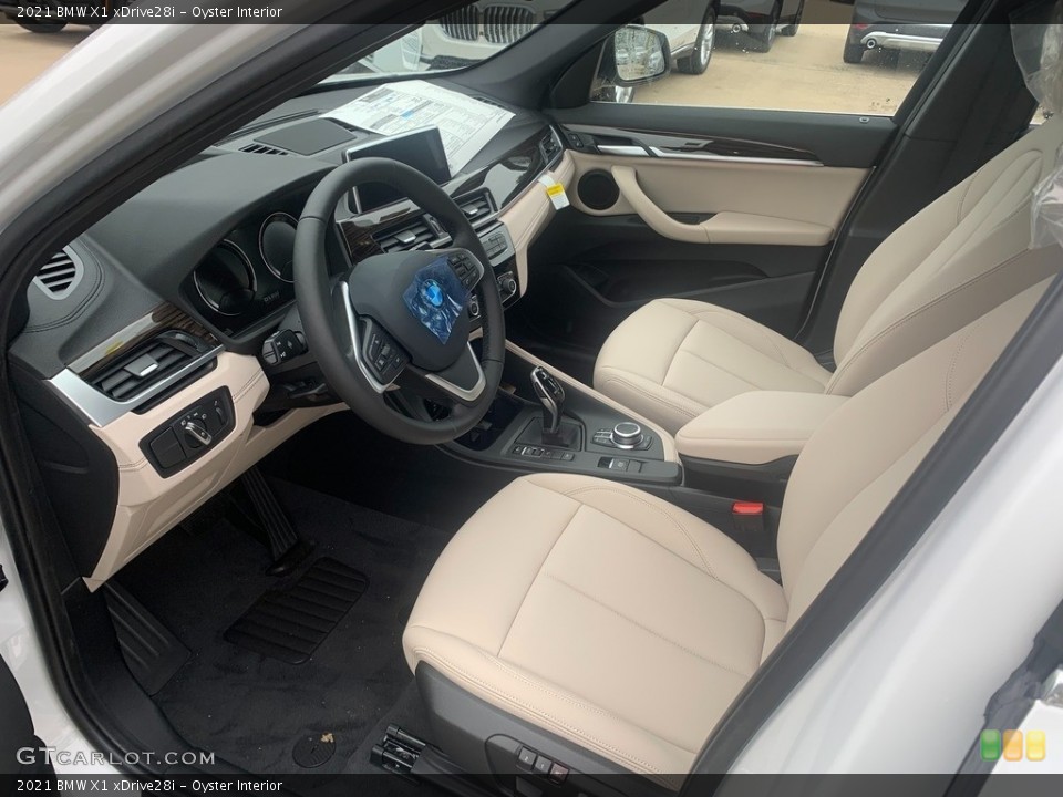 Oyster Interior Photo for the 2021 BMW X1 xDrive28i #139514605