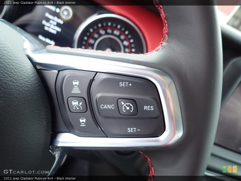 Black Interior Steering Wheel for the 2021 Jeep Gladiator Rubicon 4x4 #139518039