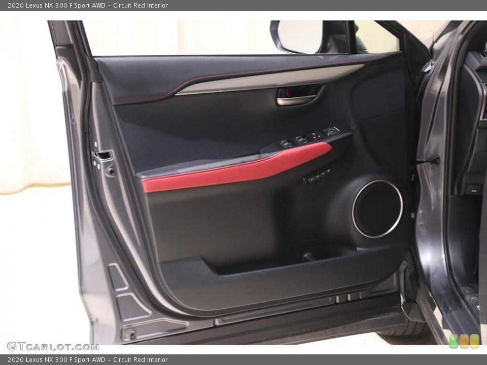 Circuit Red Interior Door Panel for the 2020 Lexus NX 300 F Sport AWD #139518261