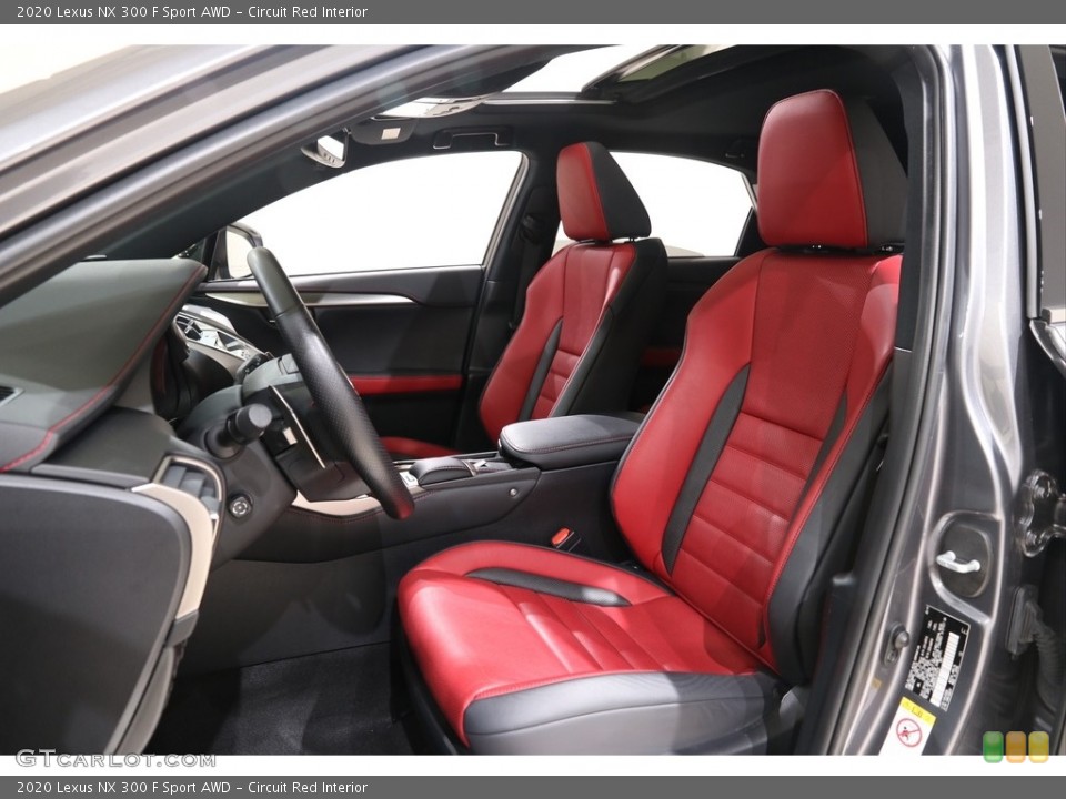 Circuit Red Interior Photo for the 2020 Lexus NX 300 F Sport AWD #139518279