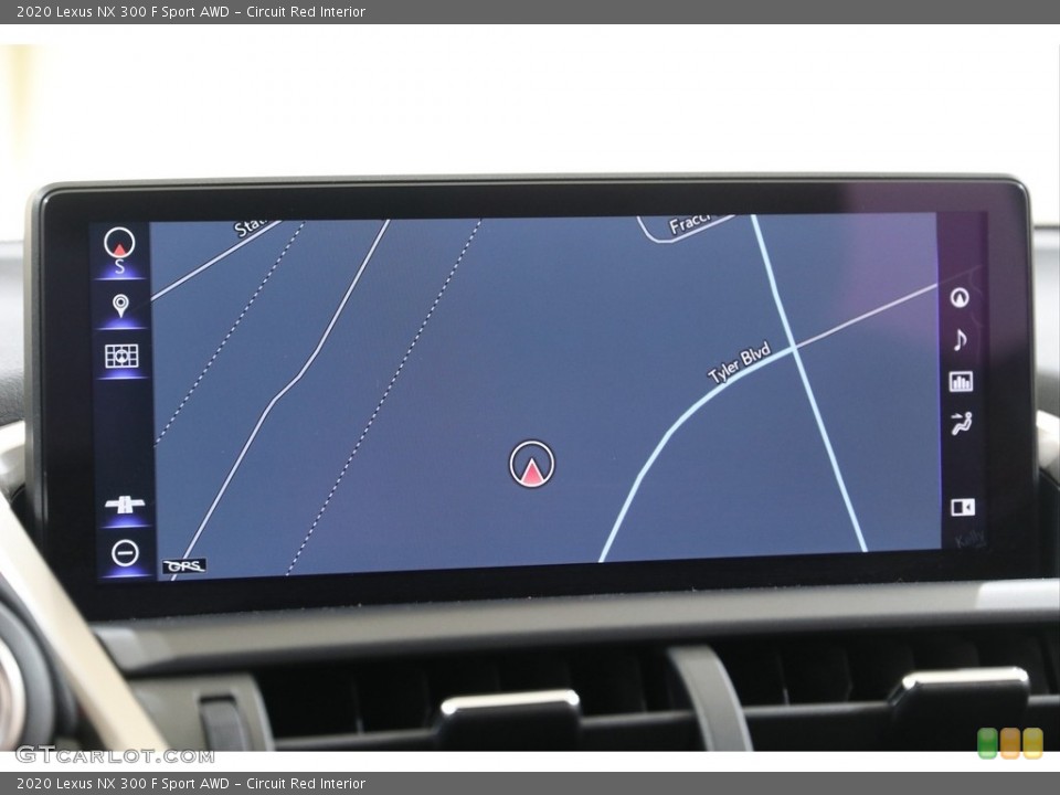 Circuit Red Interior Navigation for the 2020 Lexus NX 300 F Sport AWD #139518405