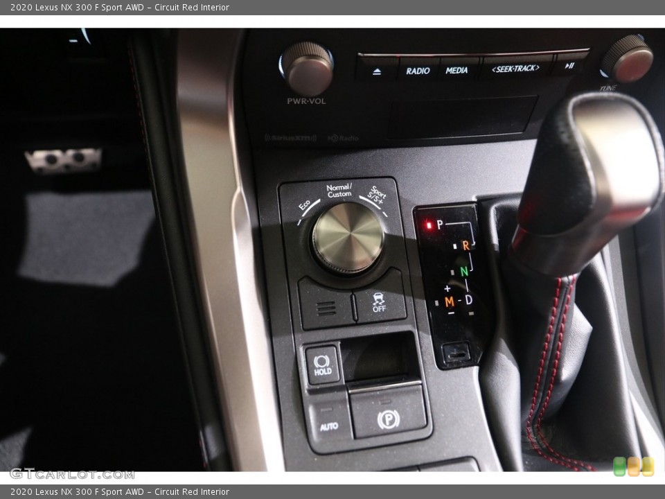 Circuit Red Interior Controls for the 2020 Lexus NX 300 F Sport AWD #139518450