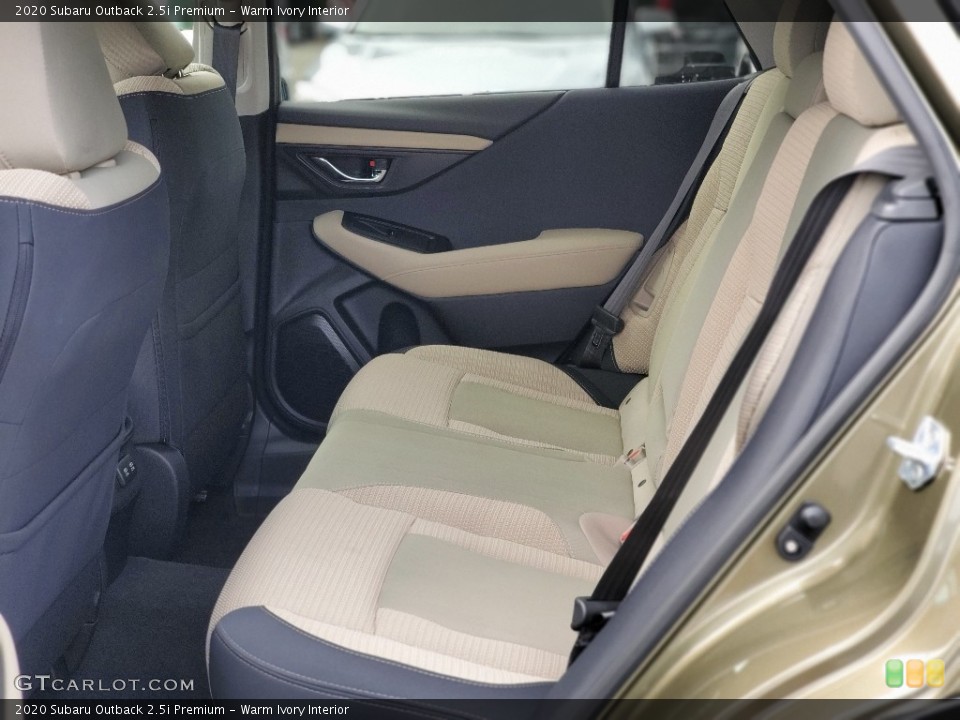 Warm Ivory Interior Rear Seat for the 2020 Subaru Outback 2.5i Premium #139520553