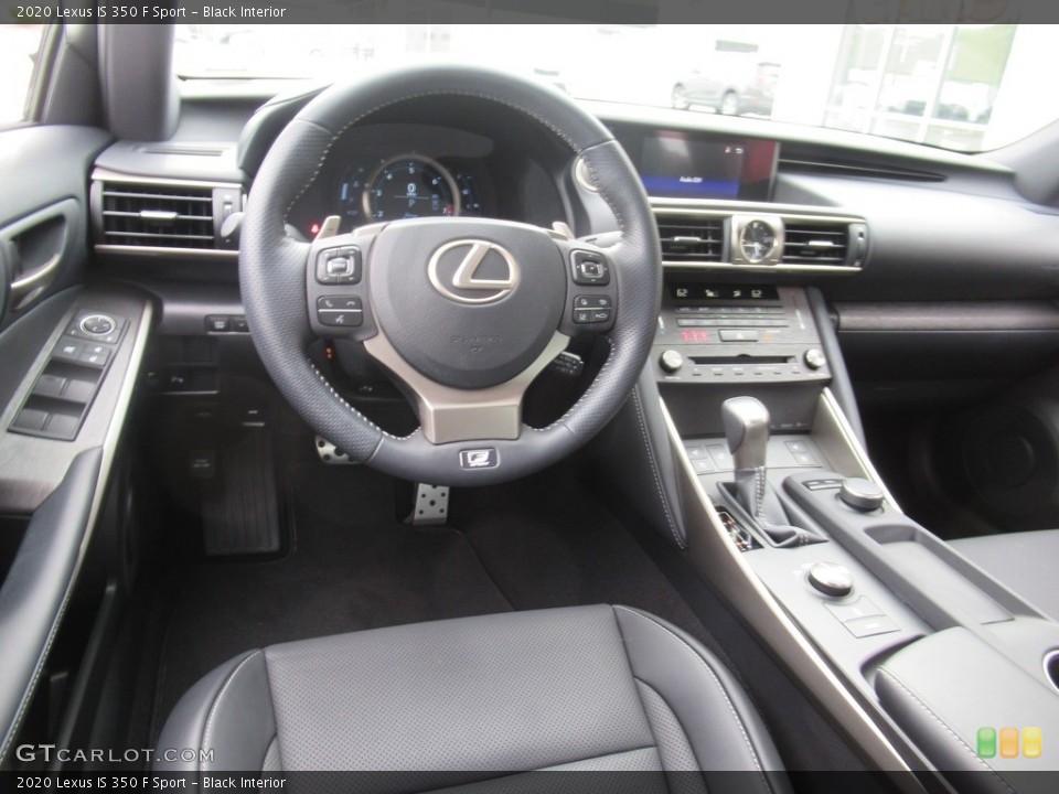 Black Interior Dashboard for the 2020 Lexus IS 350 F Sport #139520799