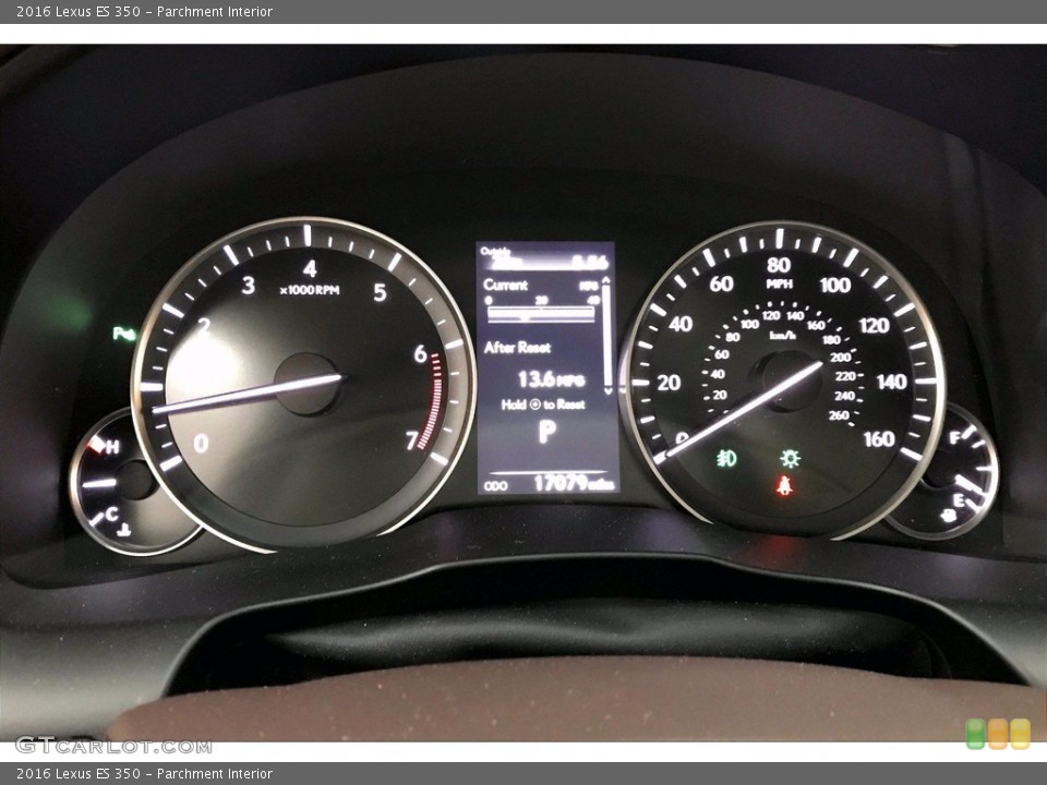 Parchment Interior Gauges for the 2016 Lexus ES 350 #139524210