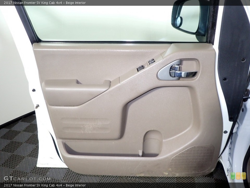 Beige Interior Door Panel for the 2017 Nissan Frontier SV King Cab 4x4 #139524576