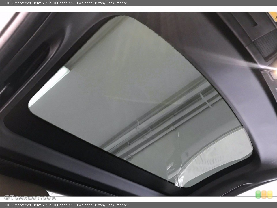 Two-tone Brown/Black Interior Sunroof for the 2015 Mercedes-Benz SLK 250 Roadster #139525140