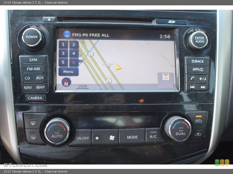 Charcoal Interior Controls for the 2015 Nissan Altima 3.5 SL #139526784