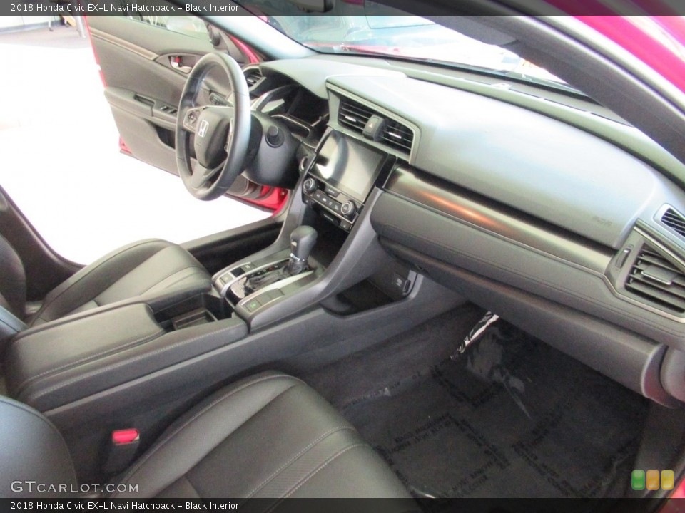 Black Interior Front Seat for the 2018 Honda Civic EX-L Navi Hatchback #139527673