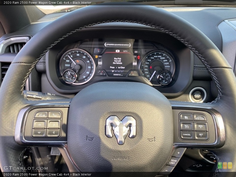 Black Interior Steering Wheel for the 2020 Ram 2500 Power Wagon Crew Cab 4x4 #139527892
