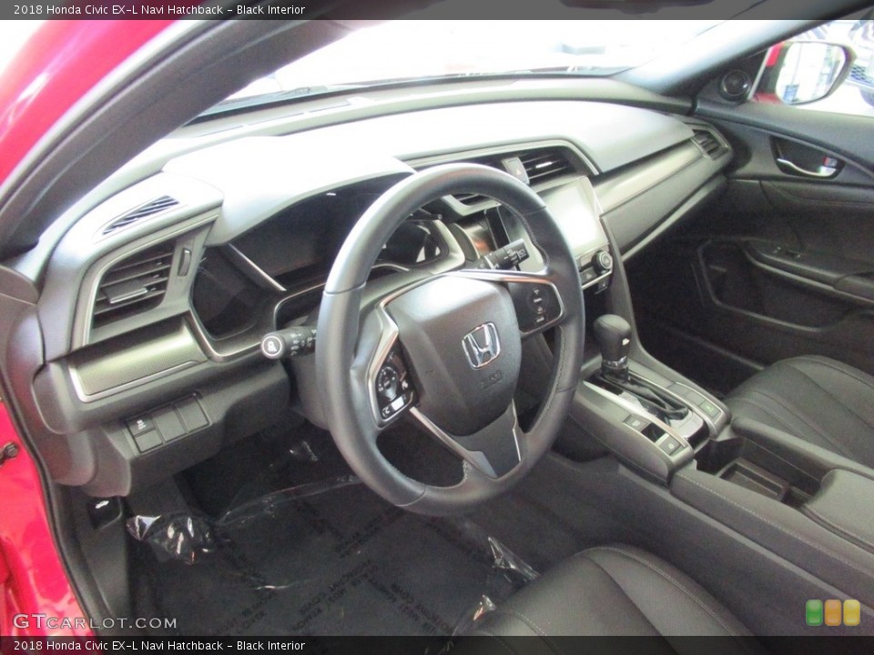 Black Interior Dashboard for the 2018 Honda Civic EX-L Navi Hatchback #139527973