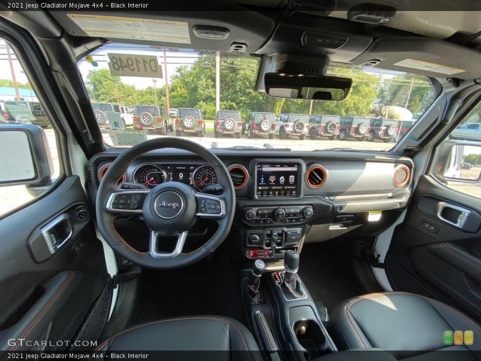 Black Interior Photo for the 2021 Jeep Gladiator Mojave 4x4 #139528210