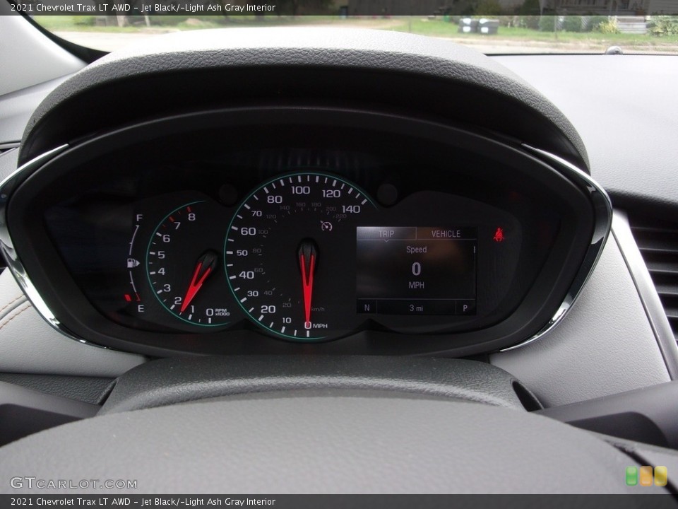 Jet Black/­Light Ash Gray Interior Gauges for the 2021 Chevrolet Trax LT AWD #139528231