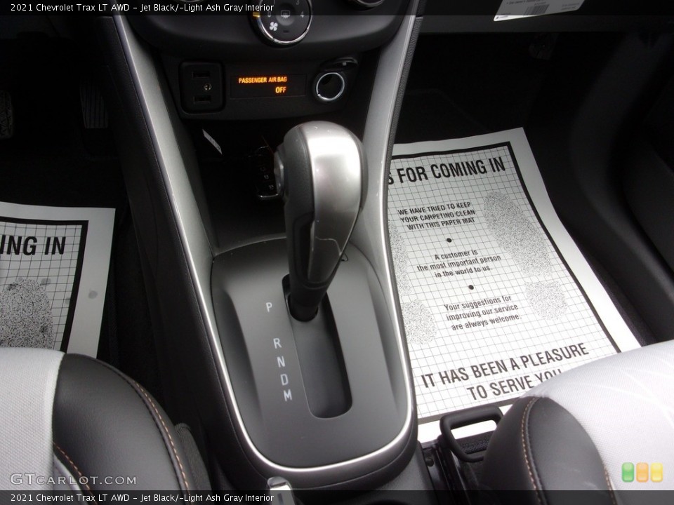 Jet Black/­Light Ash Gray Interior Transmission for the 2021 Chevrolet Trax LT AWD #139528435