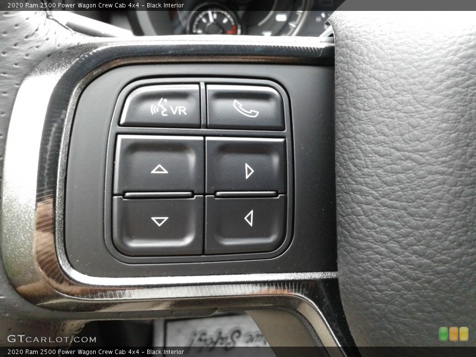 Black Interior Steering Wheel for the 2020 Ram 2500 Power Wagon Crew Cab 4x4 #139529131