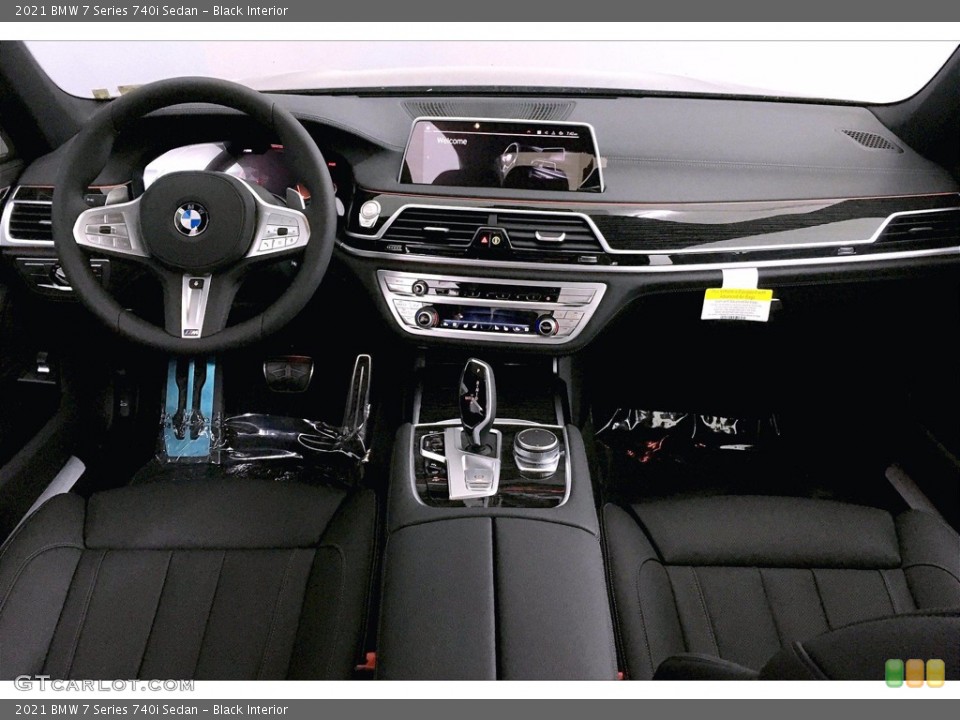 Black Interior Photo for the 2021 BMW 7 Series 740i Sedan #139531732