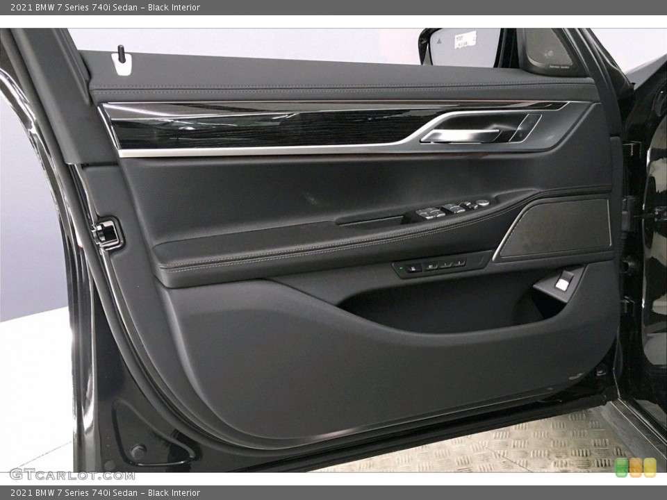 Black Interior Door Panel for the 2021 BMW 7 Series 740i Sedan #139531905