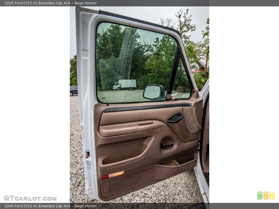 Beige Interior Door Panel for the 1996 Ford F250 XL Extended Cab 4x4 #139532059