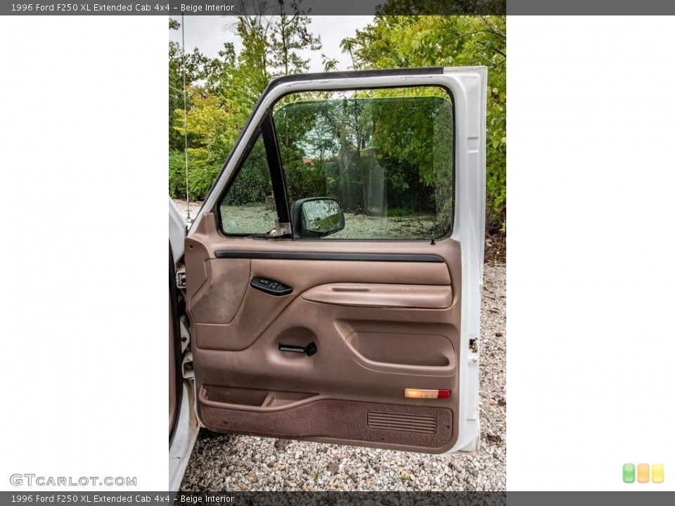 Beige Interior Door Panel for the 1996 Ford F250 XL Extended Cab 4x4 #139532182