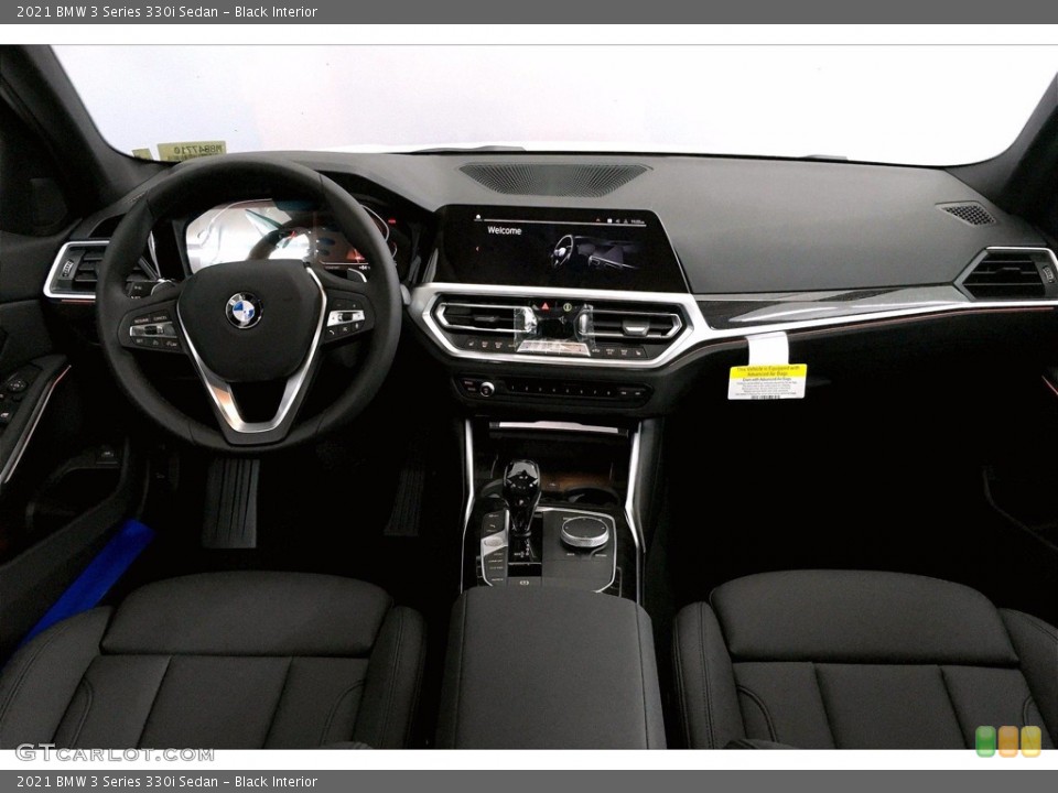 Black Interior Dashboard for the 2021 BMW 3 Series 330i Sedan #139532548