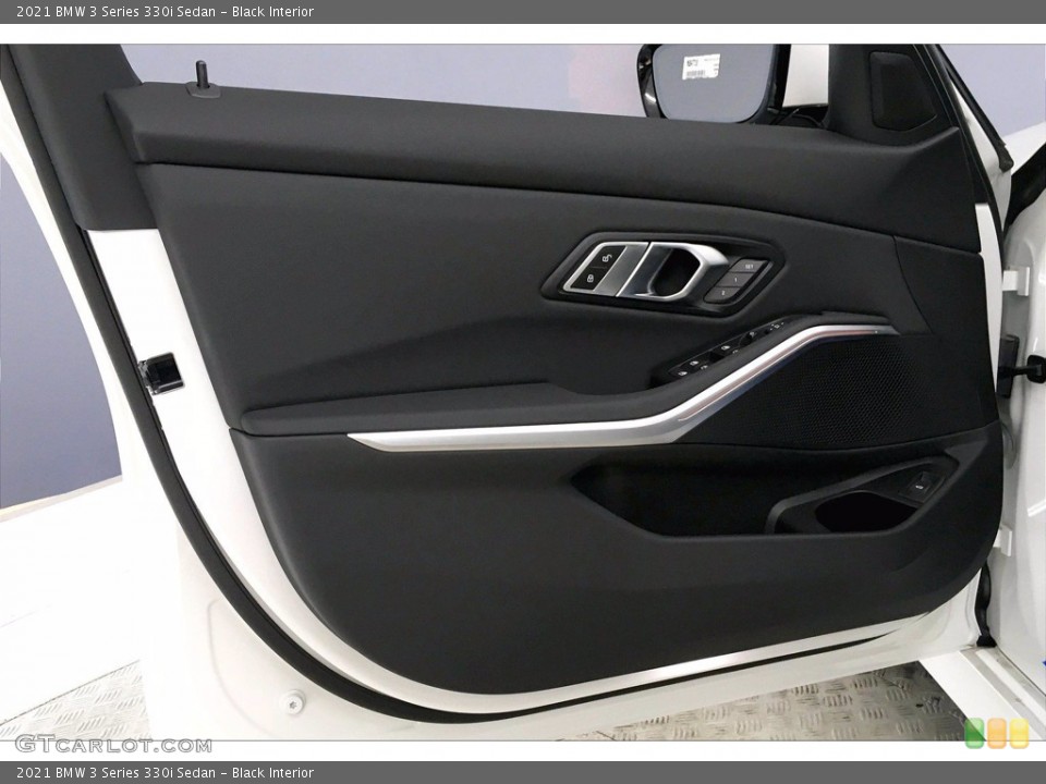 Black Interior Door Panel for the 2021 BMW 3 Series 330i Sedan #139532701