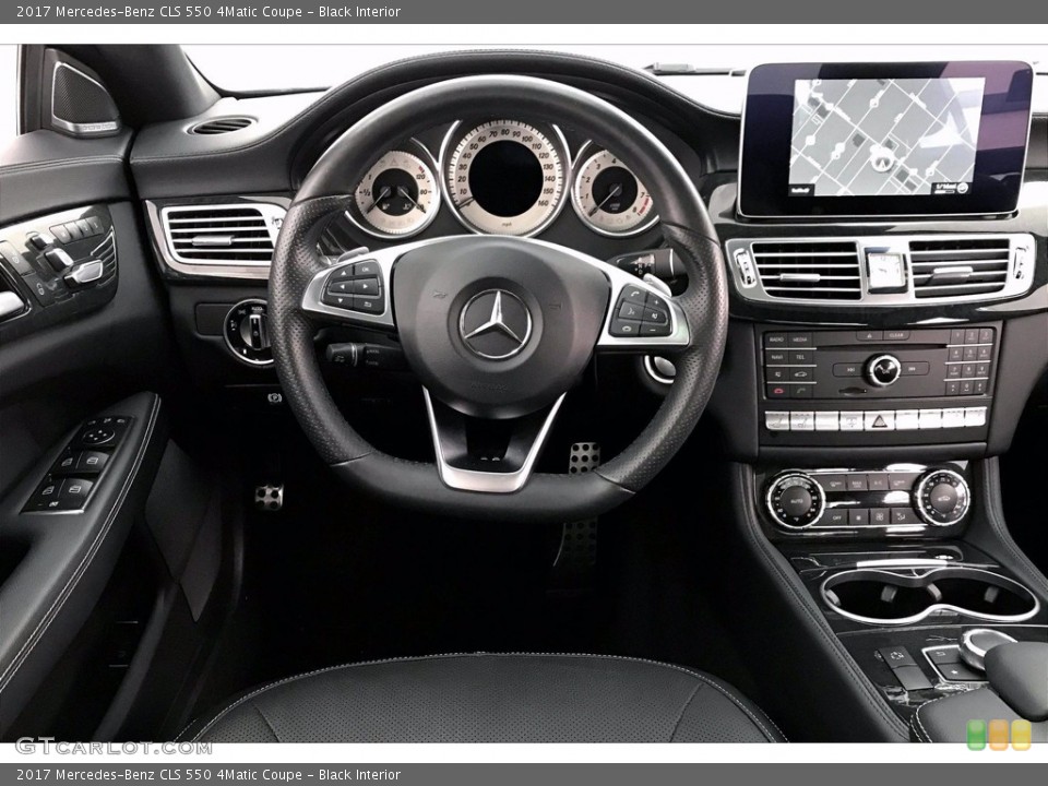 Black Interior Dashboard for the 2017 Mercedes-Benz CLS 550 4Matic Coupe #139533010