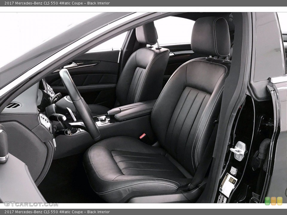 Black Interior Front Seat for the 2017 Mercedes-Benz CLS 550 4Matic Coupe #139533148