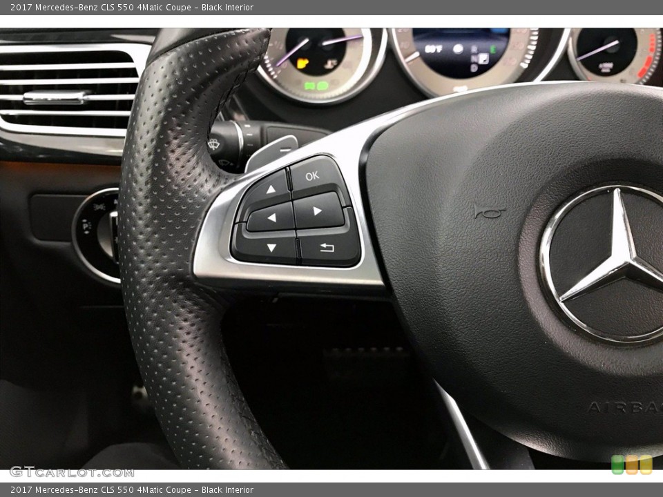 Black Interior Steering Wheel for the 2017 Mercedes-Benz CLS 550 4Matic Coupe #139533199
