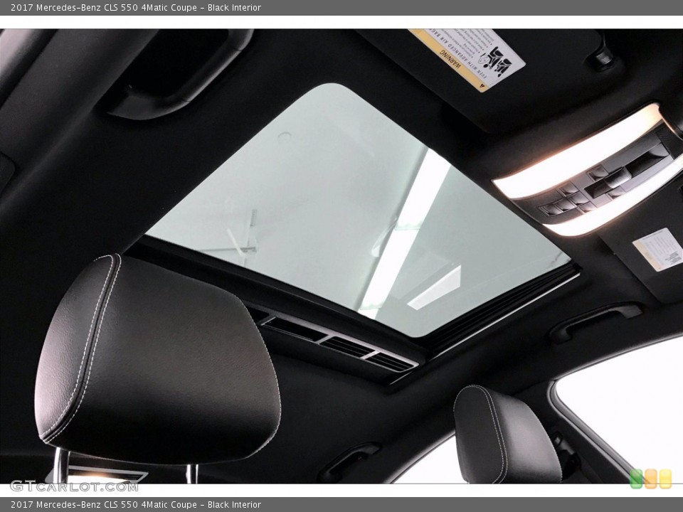 Black Interior Sunroof for the 2017 Mercedes-Benz CLS 550 4Matic Coupe #139533340