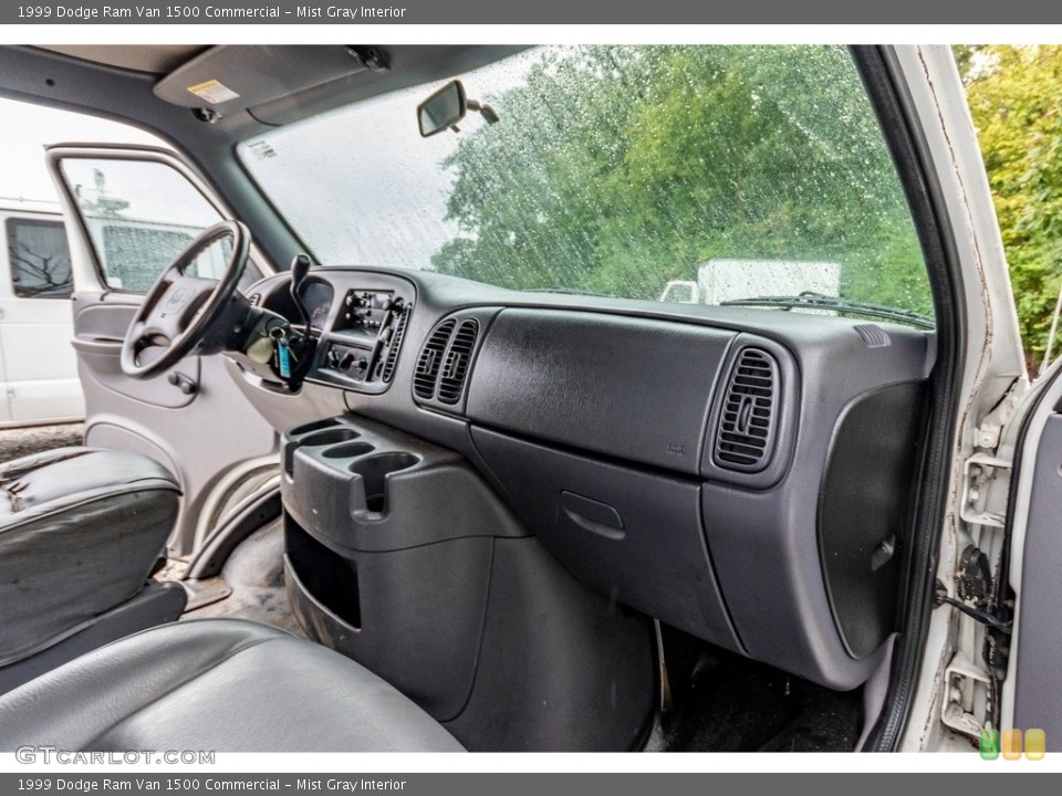 Mist Gray Interior Dashboard for the 1999 Dodge Ram Van 1500 Commercial #139533454