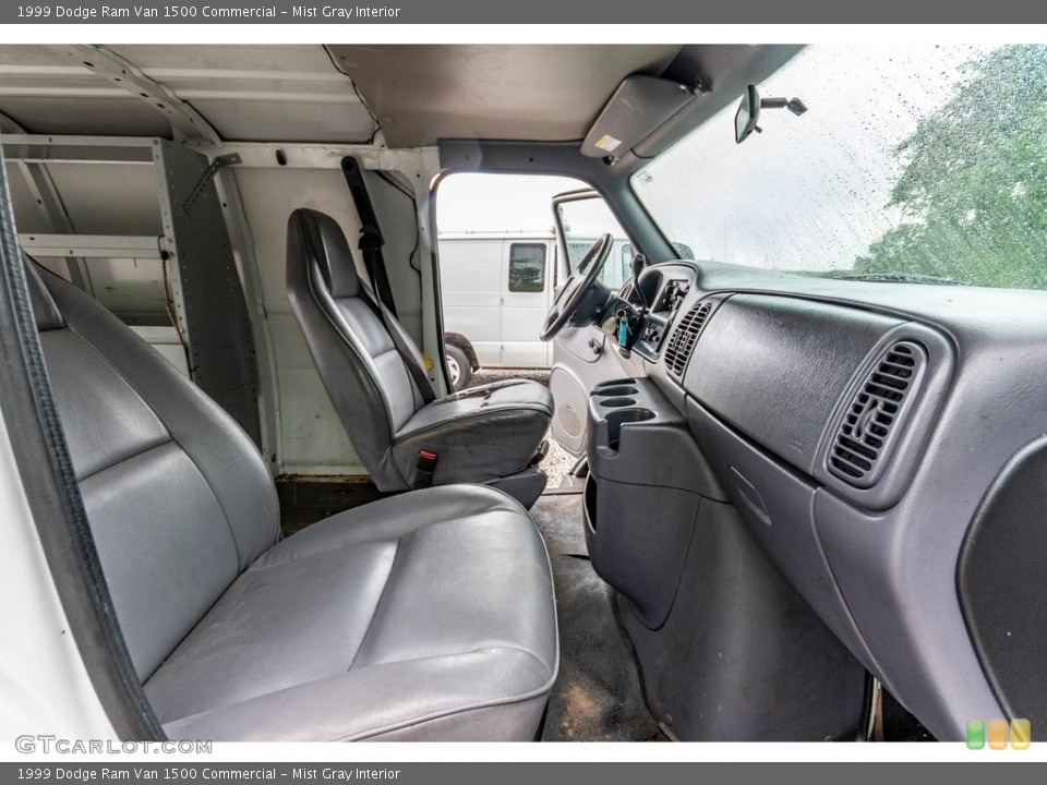 Mist Gray Interior Front Seat for the 1999 Dodge Ram Van 1500 Commercial #139533466