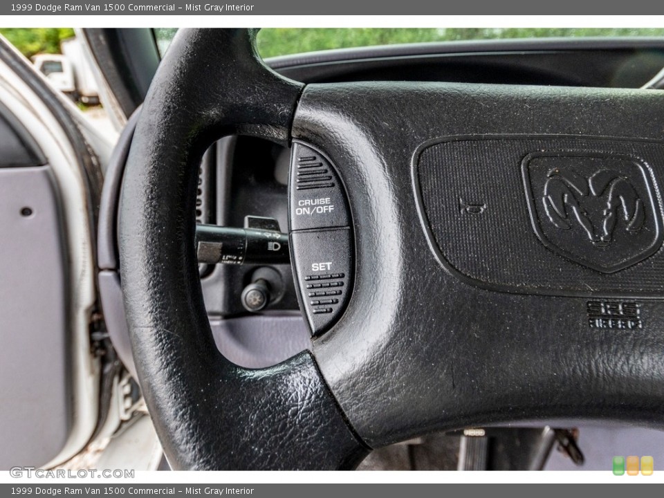 Mist Gray Interior Steering Wheel for the 1999 Dodge Ram Van 1500 Commercial #139533520