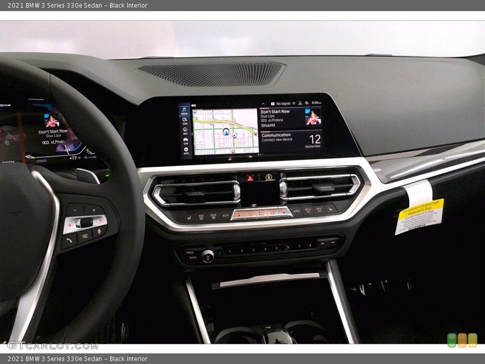 Black Interior Controls for the 2021 BMW 3 Series 330e Sedan #139534250