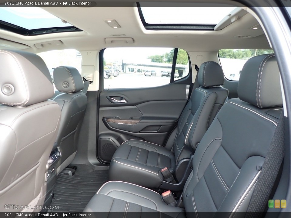 Jet Black Interior Rear Seat for the 2021 GMC Acadia Denali AWD #139536986