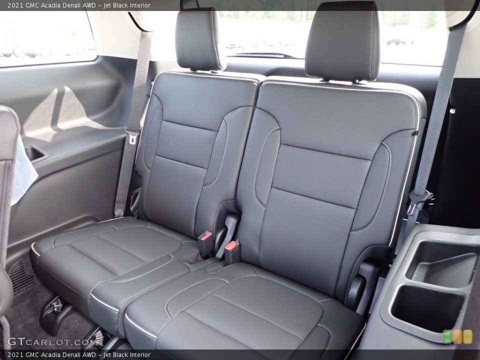 Jet Black Interior Rear Seat for the 2021 GMC Acadia Denali AWD #139537013