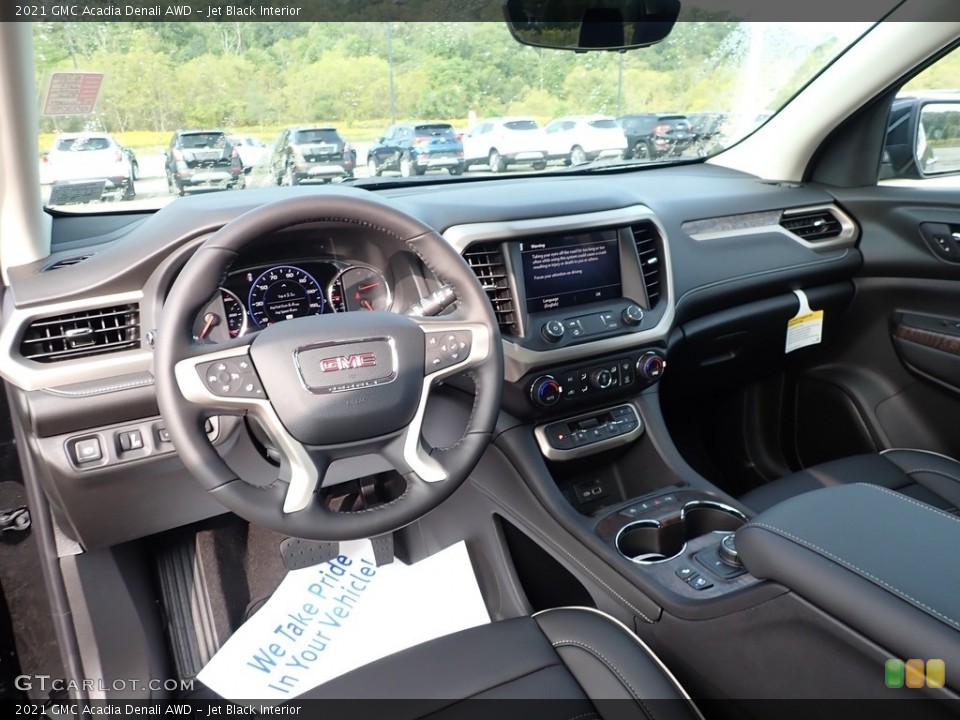 Jet Black Interior Photo for the 2021 GMC Acadia Denali AWD #139537046