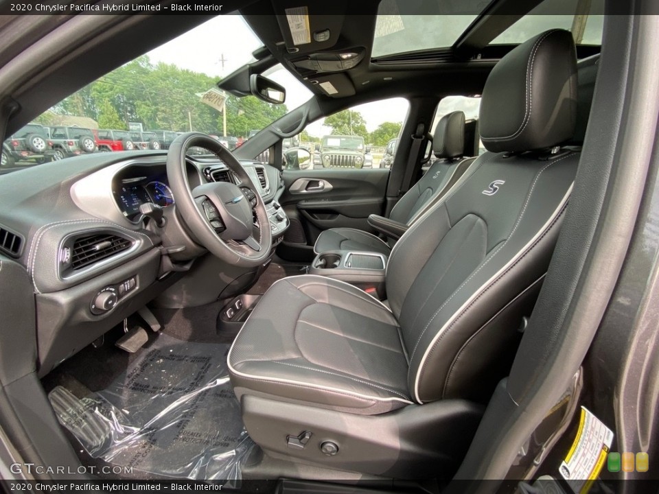 Black Interior Photo for the 2020 Chrysler Pacifica Hybrid Limited #139537052