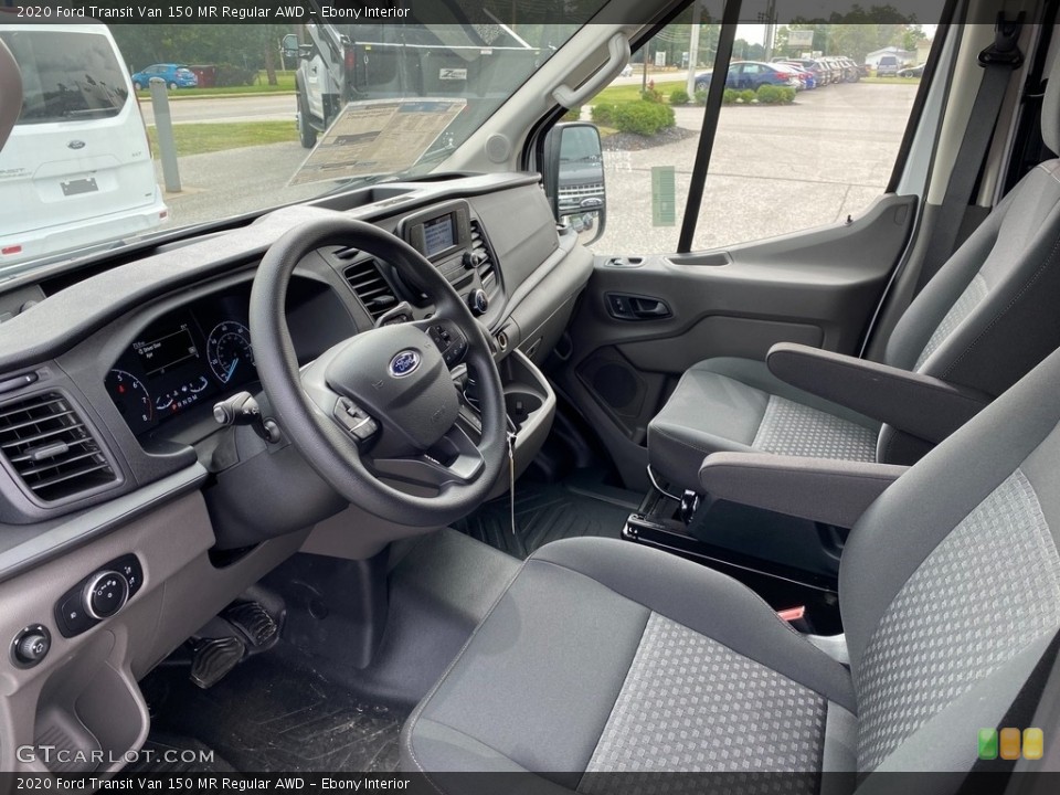 Ebony Interior Photo for the 2020 Ford Transit Van 150 MR Regular AWD #139538013