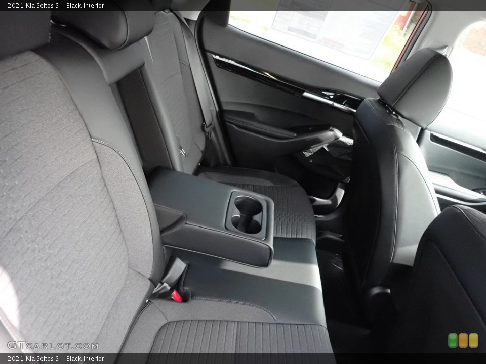 Black Interior Rear Seat for the 2021 Kia Seltos S #139540035