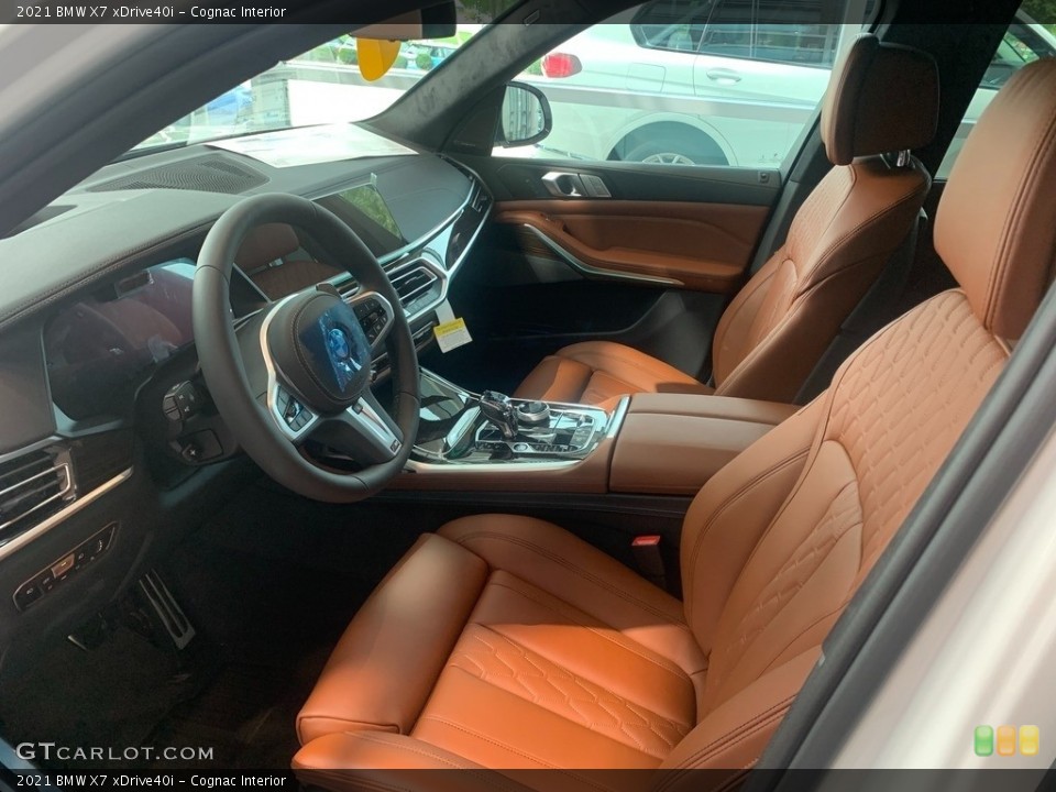 Cognac Interior Front Seat for the 2021 BMW X7 xDrive40i #139540290