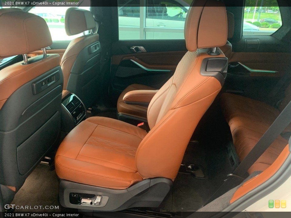 Cognac Interior Rear Seat for the 2021 BMW X7 xDrive40i #139540316