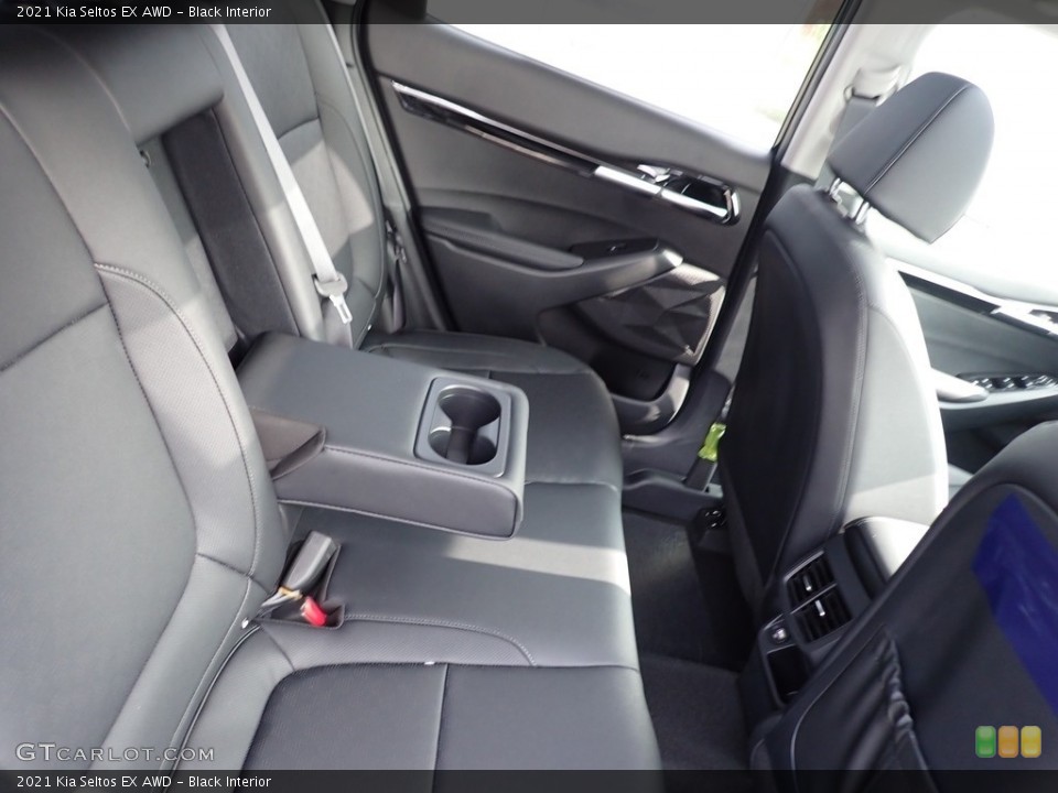 Black Interior Rear Seat for the 2021 Kia Seltos EX AWD #139540467