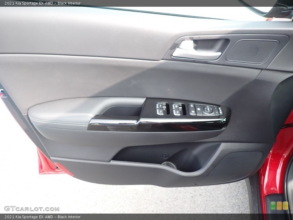 Black Interior Door Panel for the 2021 Kia Sportage EX AWD #139541838
