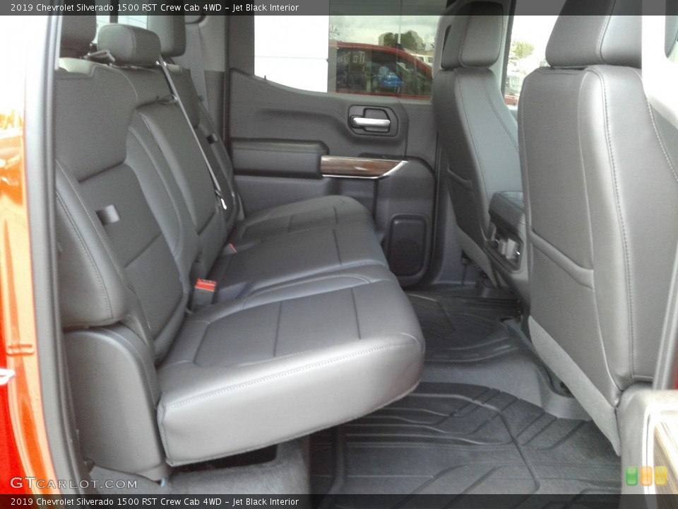 Jet Black Interior Rear Seat for the 2019 Chevrolet Silverado 1500 RST Crew Cab 4WD #139542399