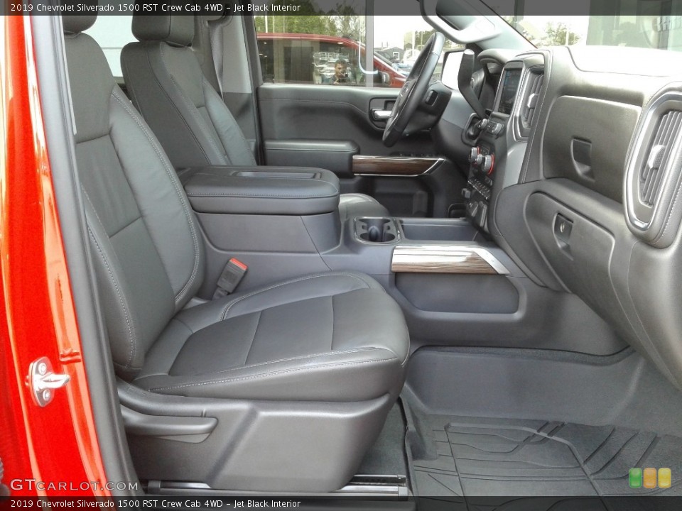 Jet Black Interior Front Seat for the 2019 Chevrolet Silverado 1500 RST Crew Cab 4WD #139542447